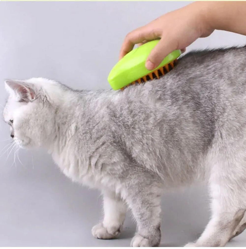 Escova a vapor para gato e cão - Topbr